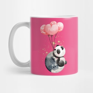Cute Panda Missing MOM until Moon Mug